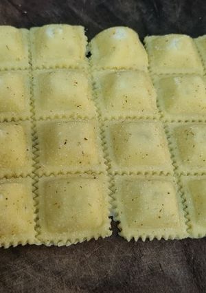 Una foto de Ravioles caseros de ricota