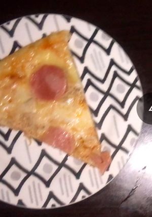 Una foto de PIZZA SIN HORNO🍕 FÁCIL Y RÁPIDO!! 💫
