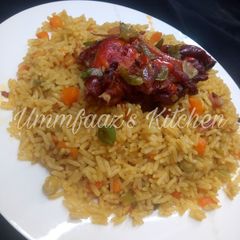 Simple fried rice A picture of Simple fried rice.