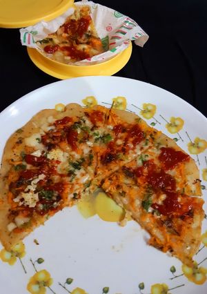 A picture of Quick Tiffin Pizza Pancake.