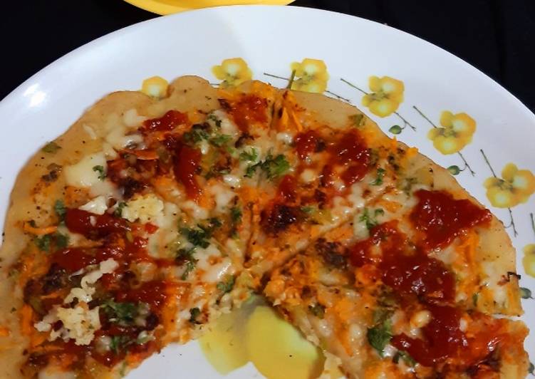 Recipe of Favorite Quick Tiffin Pizza Pancake