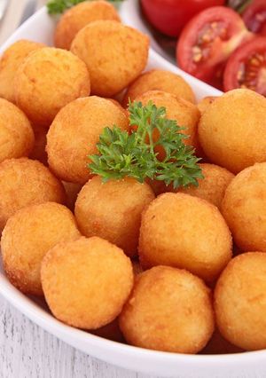 صورة لوصفة كرات البطاطس بالجبن المقليه