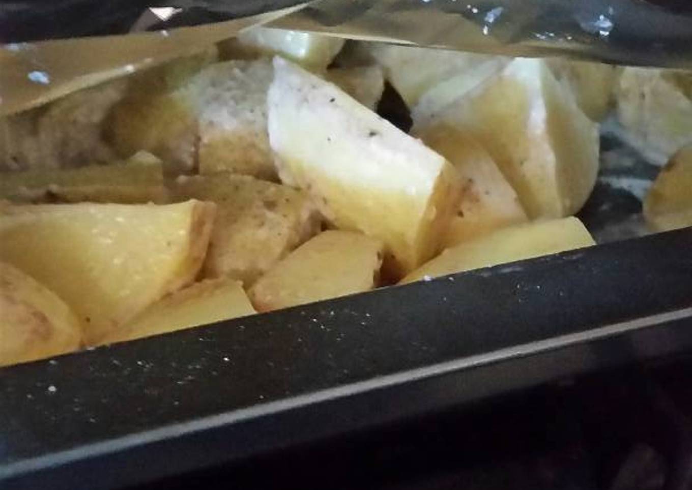Garlic potatoes