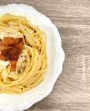 Tallarines a la carbonara