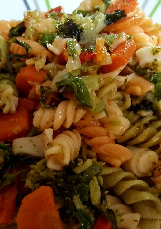 Una foto de Pasta con verduras