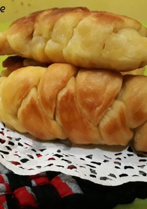 Foto resep Roti Kepang Goreng isi Pisang