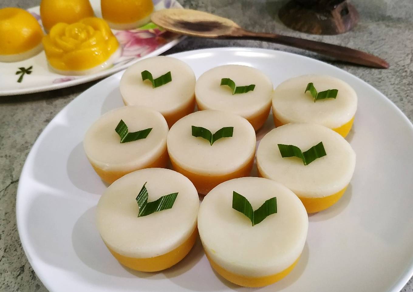 Kue Talam Labu Kuning Jepang (Kabocha) enak dan anti gagal