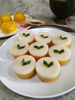 Foto resep Kue Talam Labu Kuning Jepang (Kabocha) enak dan anti gagal