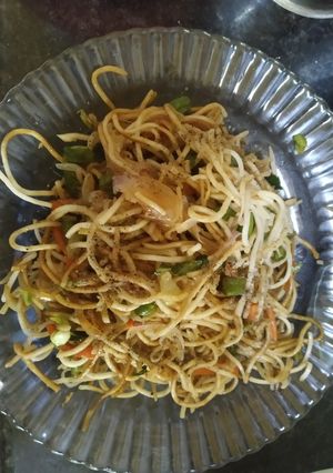 A picture of Breakfast veg chowmin # Special.