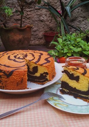 Foto resep Marble cake ala Law Thomas