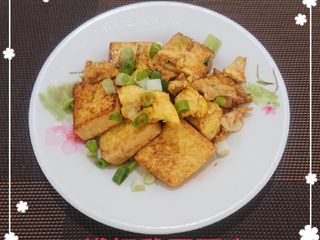 鐵板雞蛋豆腐(簡單料理)