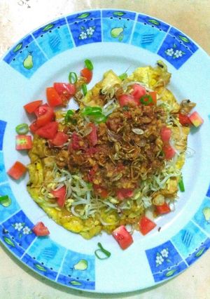 Foto resep Egg tofu w/ peanut sause