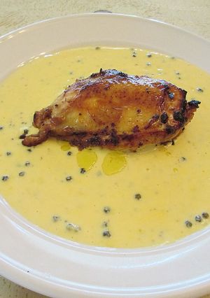 Foto principal de Pechuga de pollo a la pimienta verde