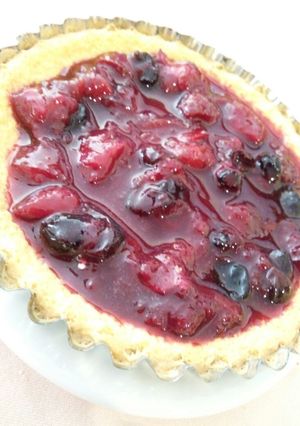 Una foto de COULIS de frutos rojos