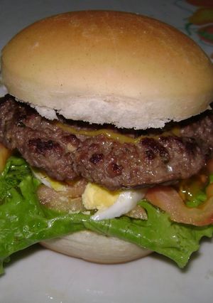 Una foto de Hamburguesas caseras a la chapa