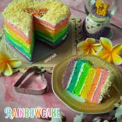 รูปของ Rainbow Steam Cake