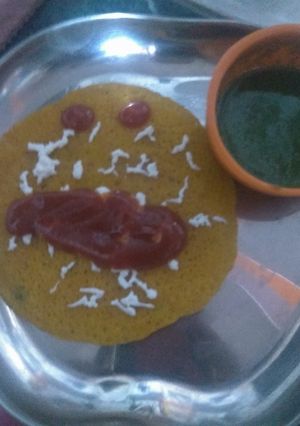 A picture of Instant Moong Dal Chila.