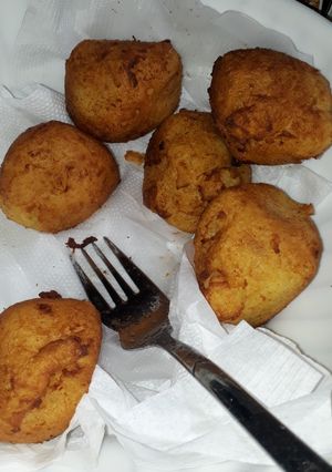 Una foto de Bolitas de mandioca o yuca rellenas de queso
