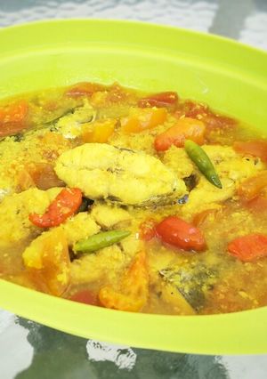 Foto resep Ikan Tenggiri Kuah Kuning