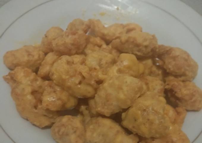 Anti Ribet, Memasak Ayam crispy  saus telur asin Irit Anti Gagal