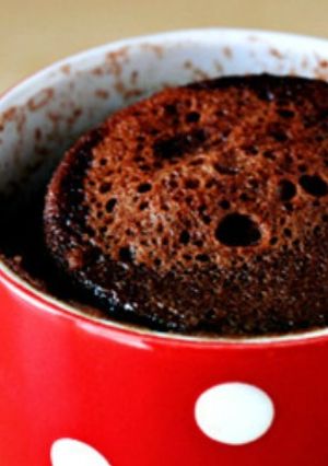 Una foto de Torta en taza