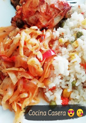 Una foto de Repollo guisado 😍😍😍
