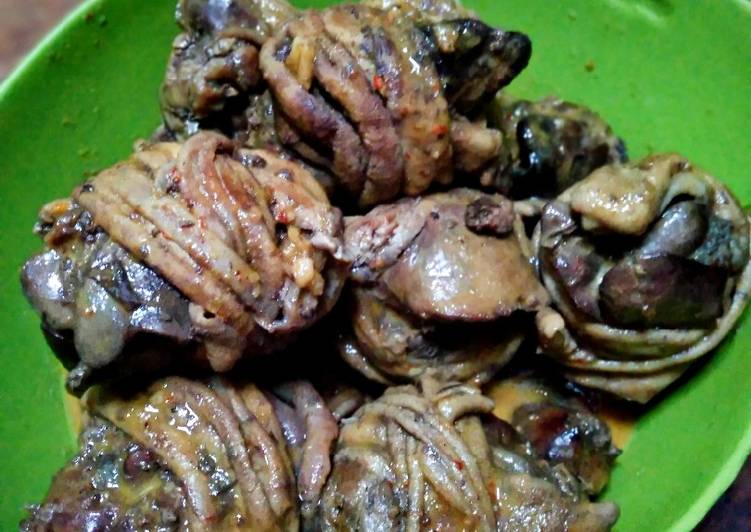 Resep Ati ampela masak santan, Lezat