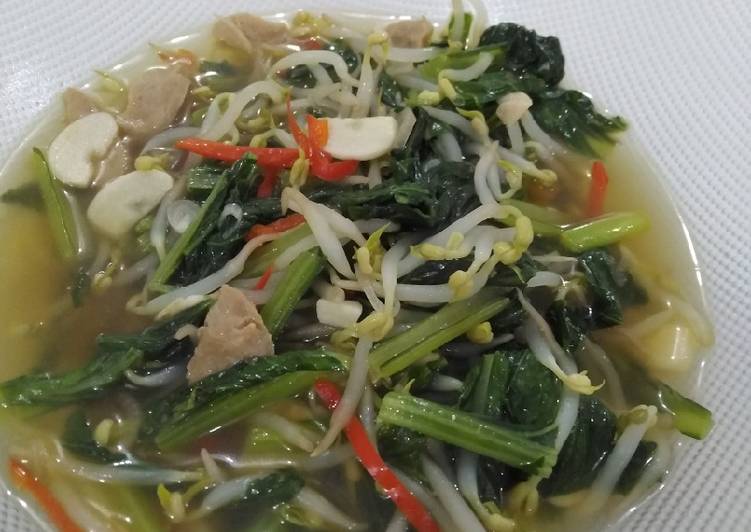 Tumis Sayur Sawi Tauge