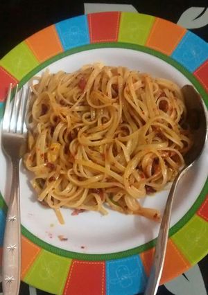 Foto resep Spaghetti kornet sapi