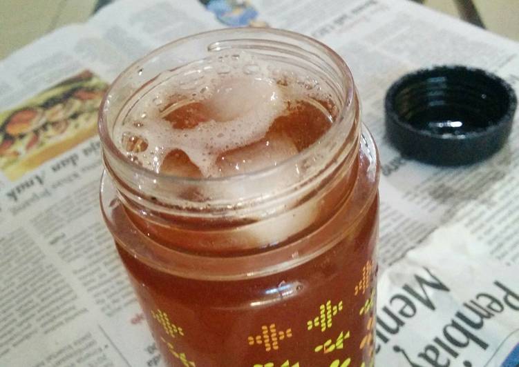 makanan Lemon Teh Madu yang Lezat