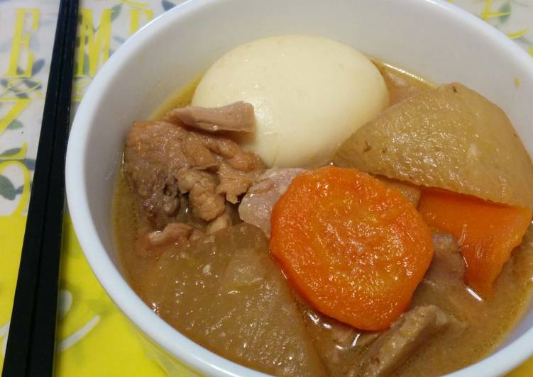 Resep Chicken Miso Stew dengan Pressure Cooker yang Sempurna