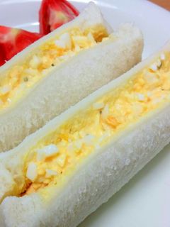 Foto resep Egg sandwich lembut untuk sarapan pagi