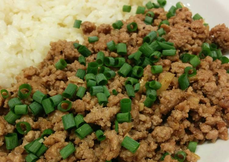 Proses meracik Tumis daging cincang praktis ala Thai yang nikmat