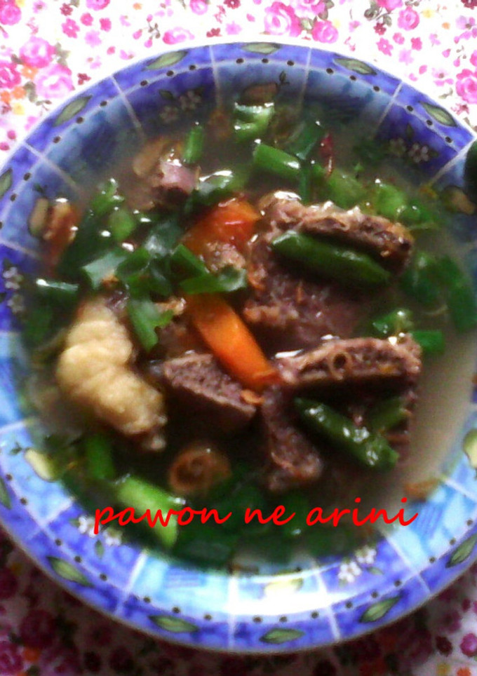 Foto resep SOP IGA PEDAS