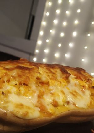 Una foto de Calabacín relleno
