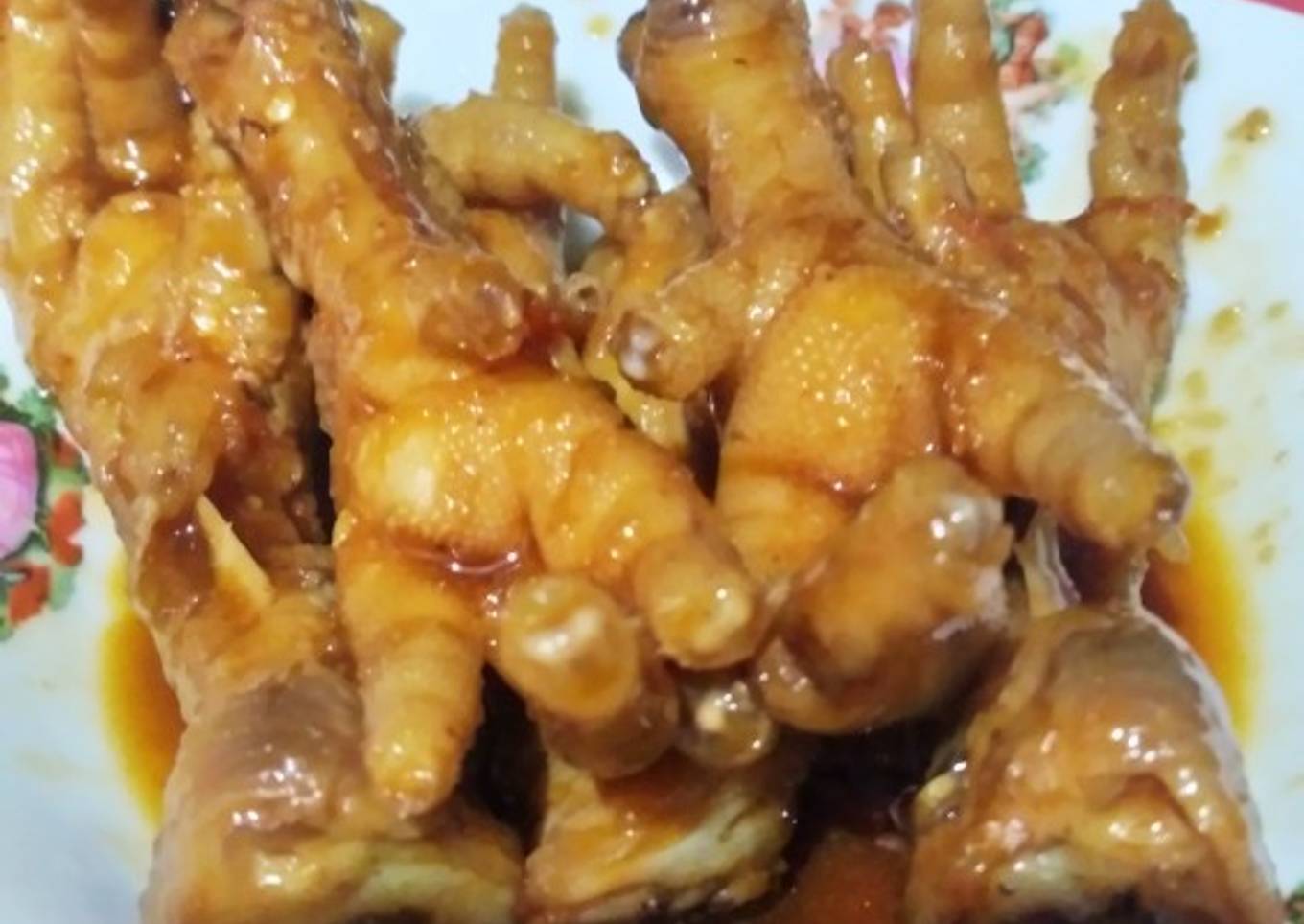 Ceker pedas manis