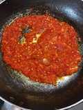 Sambal merah dengan bawang merah