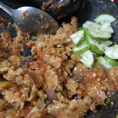 รูปของ Tempe penyet sederhana