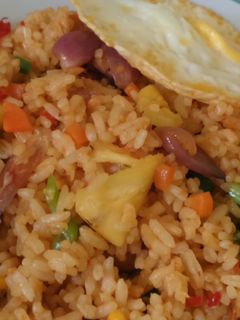 Foto resep Nasi goreng nenas