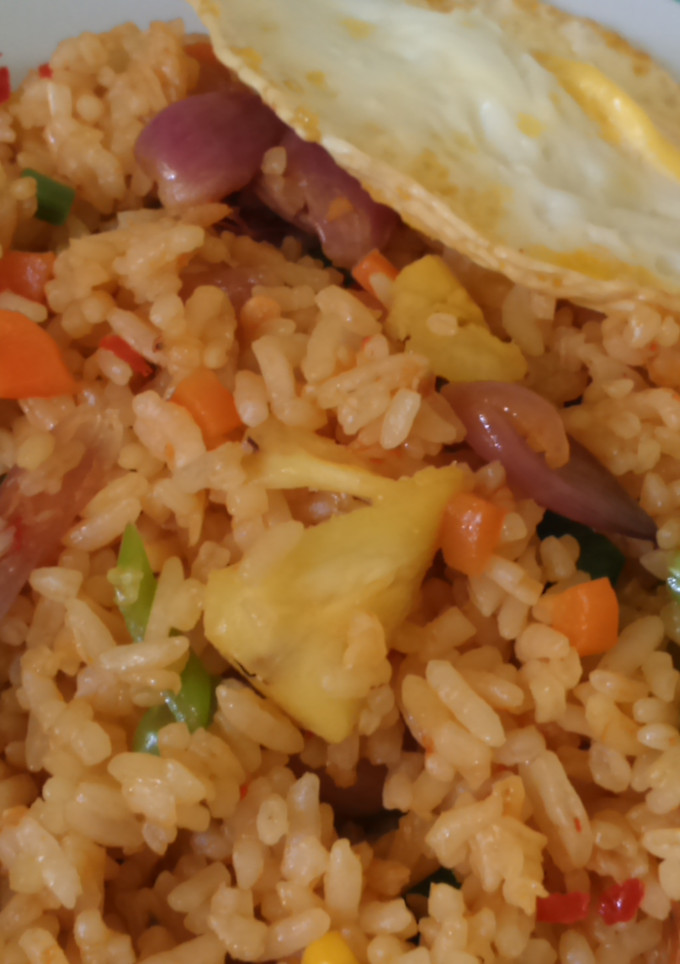 Foto resep Nasi goreng nenas