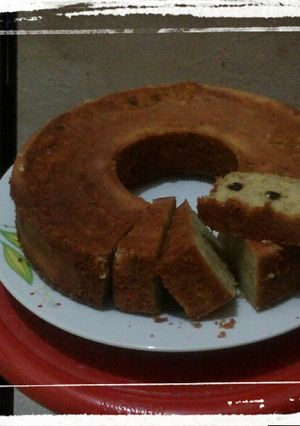 Foto resep bolu pisang kismis
