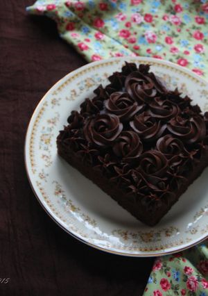 Foto resep Chocolate Persimmon Cake