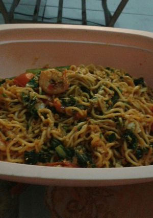 Foto resep Mie Goreng Udang Sayuran