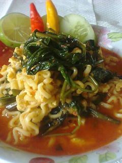 Foto resep Mie Rebus Kangkung