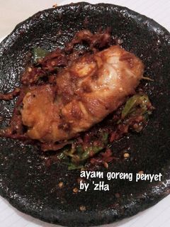 Foto resep ayam goreng penyet