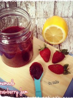 Foto resep Homemade Strawberry Jam