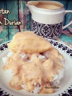 Foto resep Ketan Kuah Durian