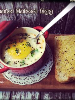 Foto resep Tomato Baked Egg
