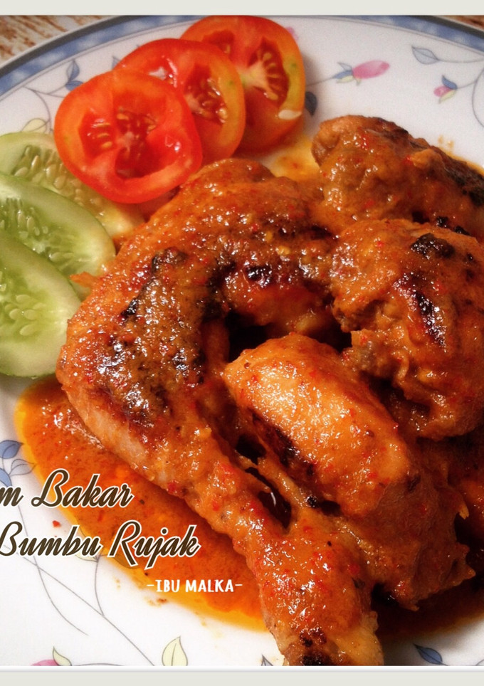 Foto resep Ayam Bakar Bumbu Rujak