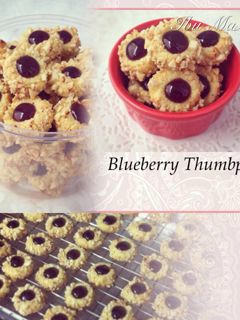Foto resep Blueberry Thumbprint Cookies